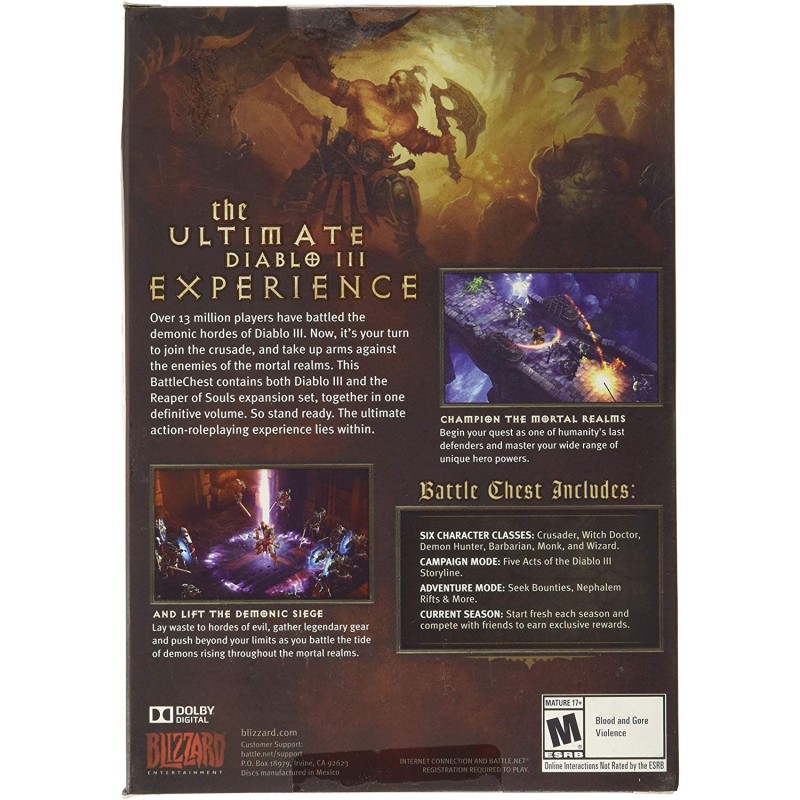Diablo III: Battle Chest Game For PC/Mac