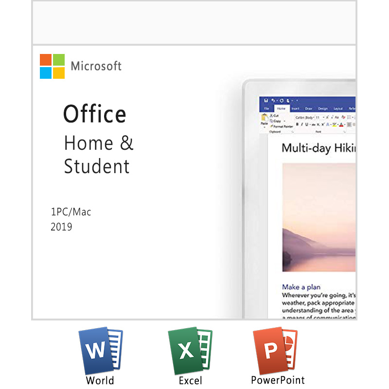 Microsoft Office 2019 Home and Student For PC