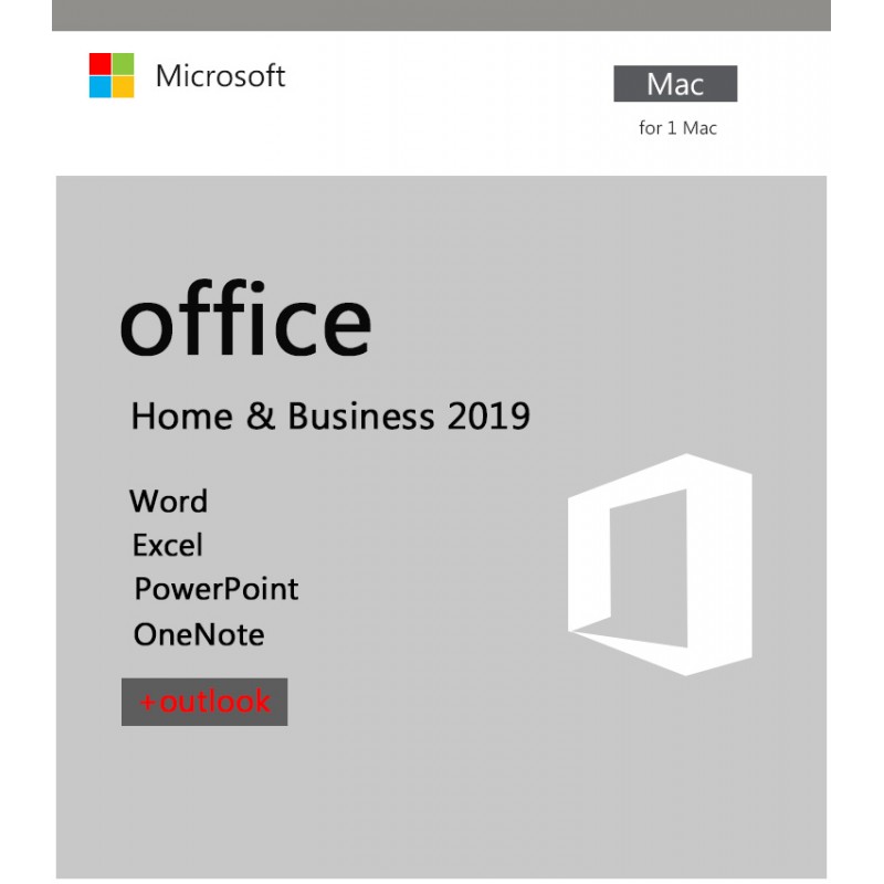 Only For MAC|Microsoft Office 2019 Home and Business For MAC
