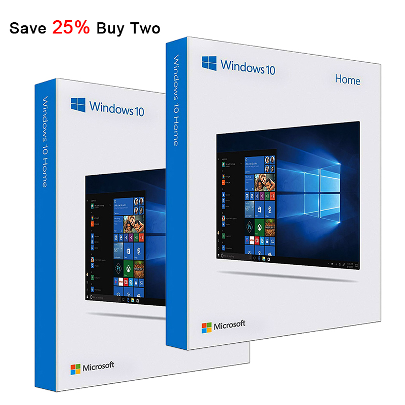 25% OFF For Two Windows 10 Home Full Ver...