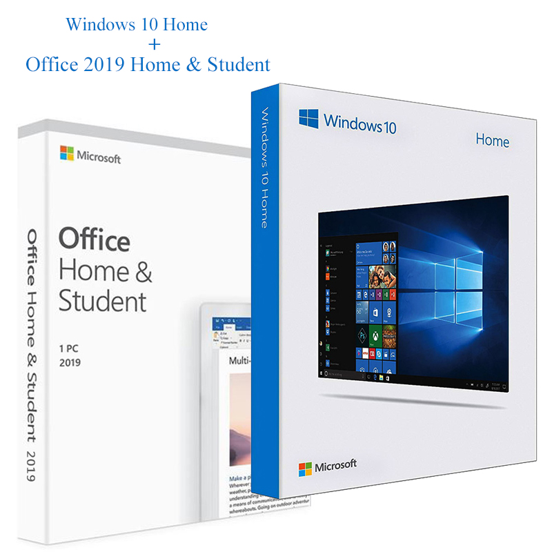 Windows 10 Home + Office 2019 Home and S...